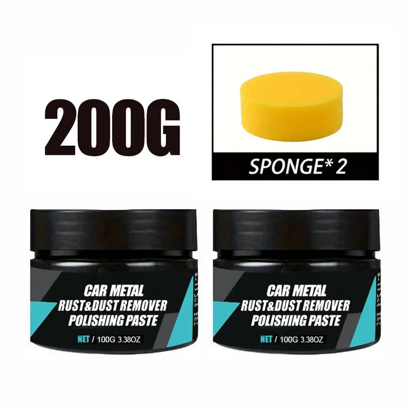 Chrome Rust Remover Restoration Paste for Car Wheels & Trim