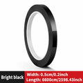 Black Carbon Fiber Vinyl Wrap 66m Car Sticker Self-Adhesive DIY - image 14