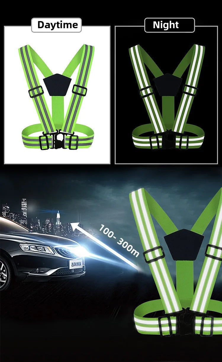 Reflective Safety Vest Backpack for Night Cycling & Running - image 9