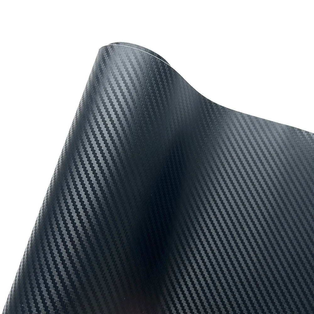 3D Carbon Fiber Vinyl Wrap Roll - Self-Adhesive Waterproof Car Sticker - image 7