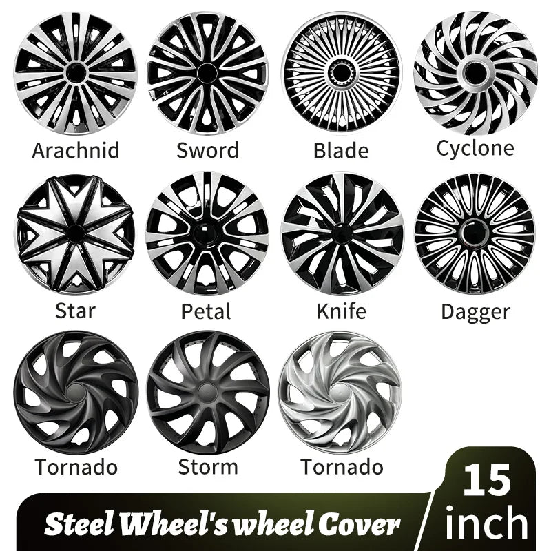 15-Inch Sport Wheel Covers for Steel Rims, Set of 4 - image 6