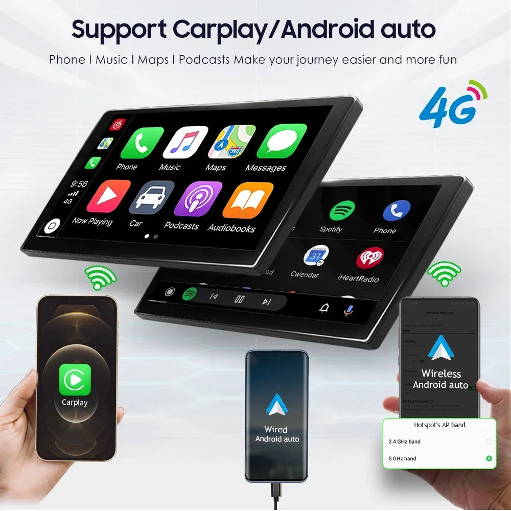 8.4" Android 14 Wireless CarPlay GPS Radio for Dodge & Jeep - image 3