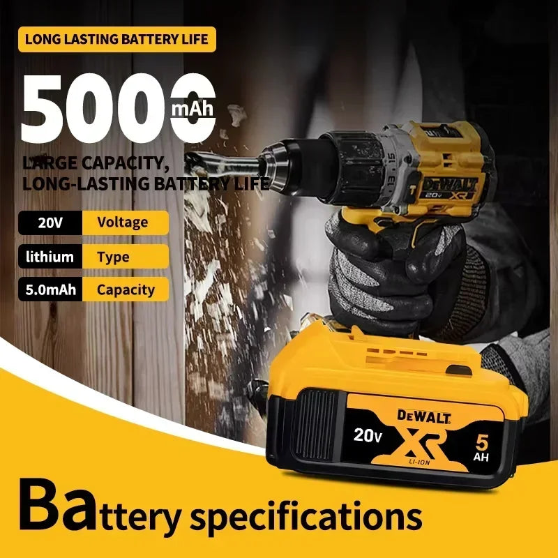 Replacement for DEWALT 20V 6Ah Lithium Battery (DCB200) - image 5