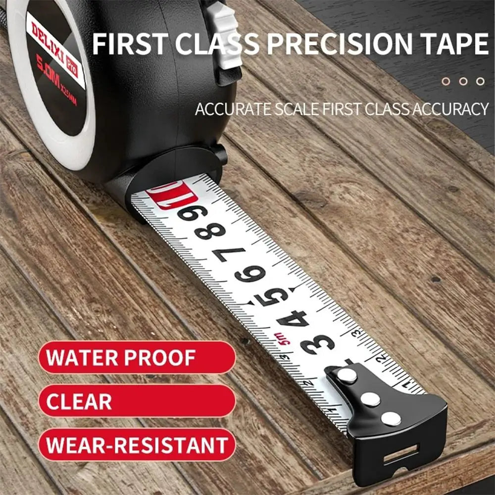 New High-precision 3/5/7.5/10M Tape Measure Portable Thickened Steel Tape Measure Wear-resistant Ranging Tool Random Color