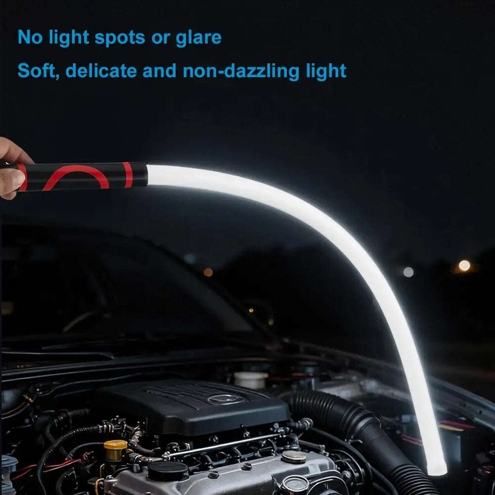 27" Flexible LED Work Light Multi-Function 800 LumensUSB-C Rechargeable 3 Modes Waterproof Outdoor Tool