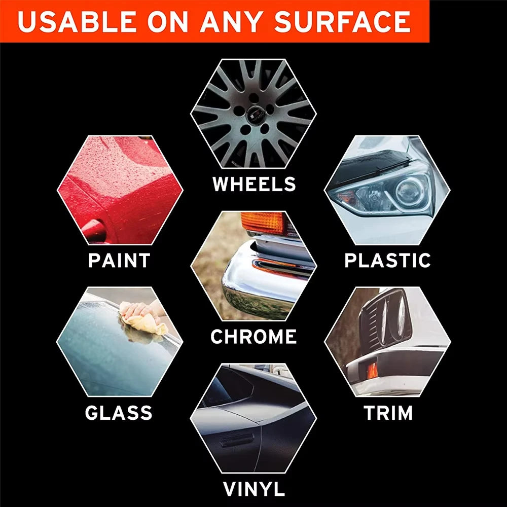 Ceramic Nano Coating Spray for Car Paint, Headlights, and Wheels