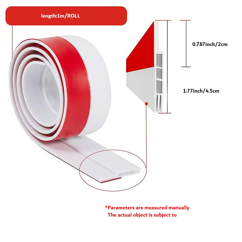 Strong-Adhesive Door Sweep Draft Blocker