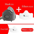 Reusable Dust Respirator Mask with Cotton Filters