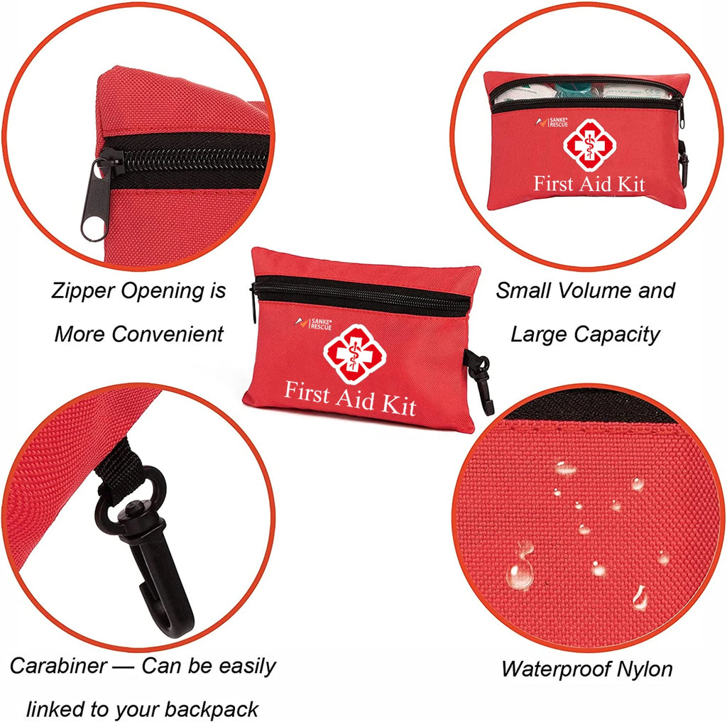 110-Piece Waterproof First Aid Kit for Home, Car & Travel