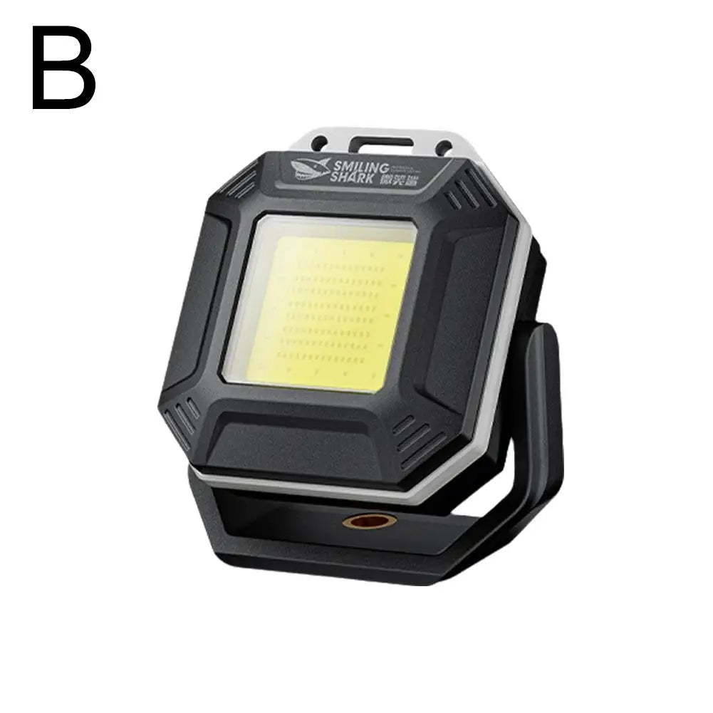 Magnetic Mini Work Light Portable LED Spotlight Lantern Strong Light Flashlight Outdoor Camping Fishing Emergency Rechargeable