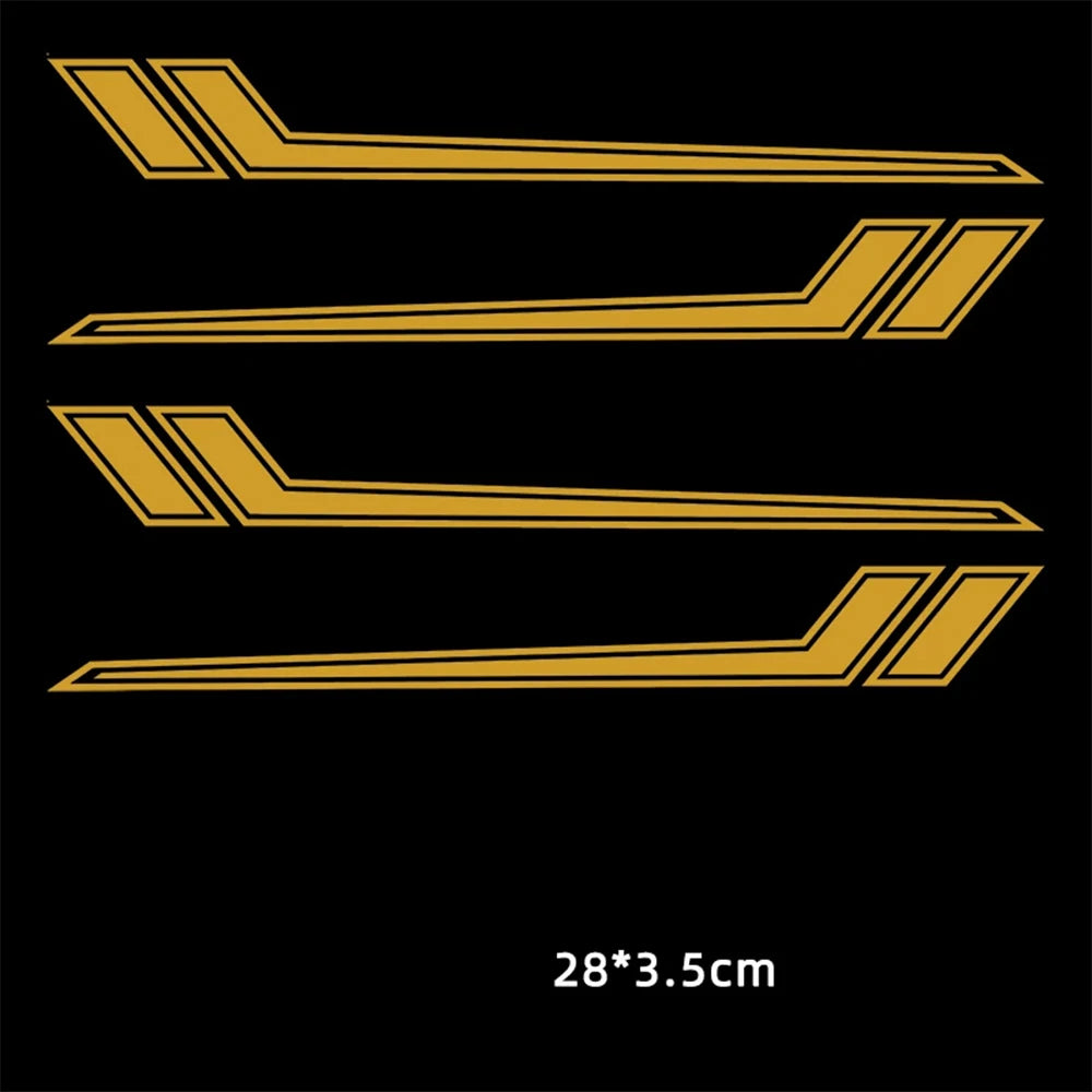 Universal Reflective Motorcycle Front Fender Decal, Waterproof - view 11