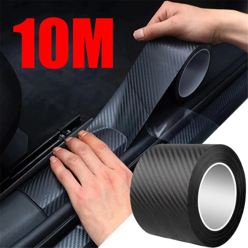 Carbon Fiber Texture Protective Tape for Car Door Sills and Bumpers