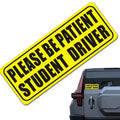 Reflective Student Driver Magnet - Please Be Patient Sign - image 9