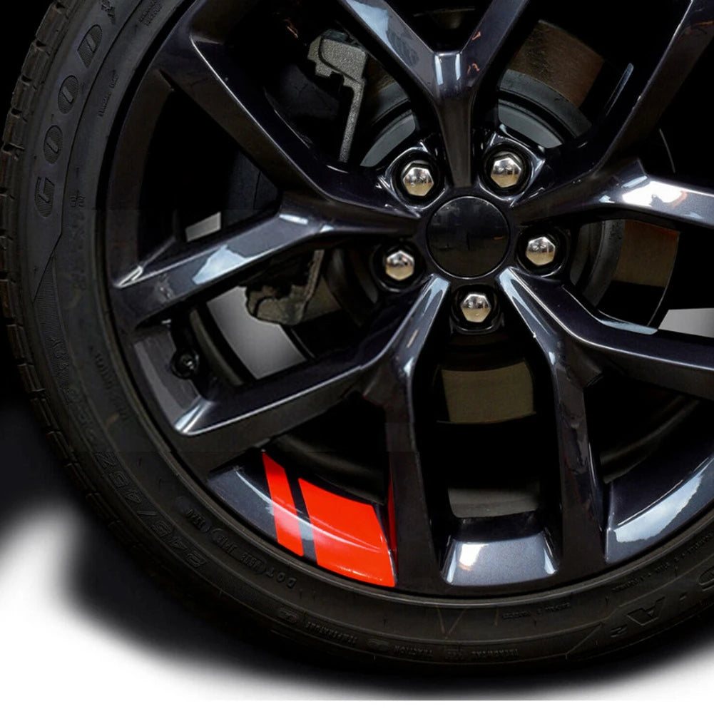 Reflective Car Rim Stickers - 6 Pack for Jeep & Dodge - image 6