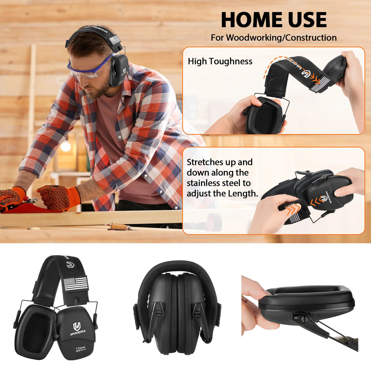 YHKEMA Noise-Reduction Shooting Earmuffs for Hunting - image 6