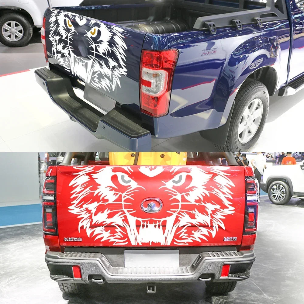 Tiger Graphic Tailgate Decal for Pickup Trucks