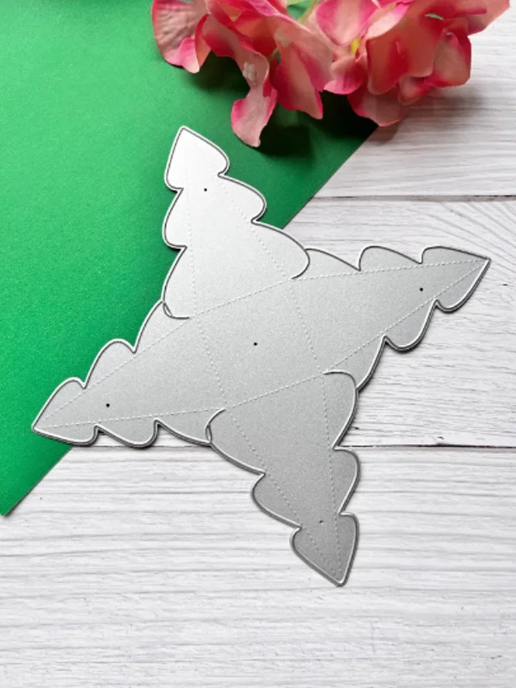 Christmas Wedding Gift Box Scrapbooking Metal Cutting Dies Clear Stamps Decoration DIY Embossed Album Card Decoration