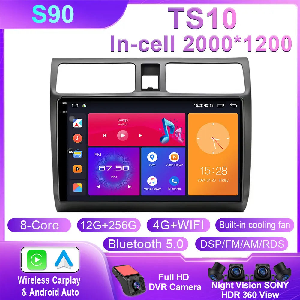 10 Inch Android Car Stereo for Suzuki Swift 2003-2010 with CarPlay - image 30