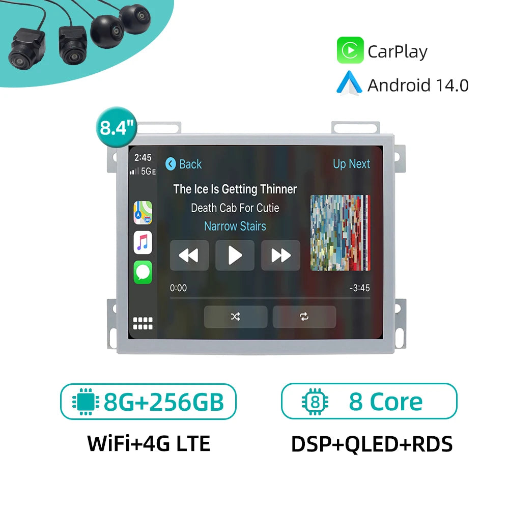 8.4" Android 14 Wireless CarPlay GPS Radio for Dodge & Jeep - image 25