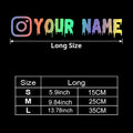 Custom Username Motorcycle Decal, Personalized Waterproof Vinyl - view 11