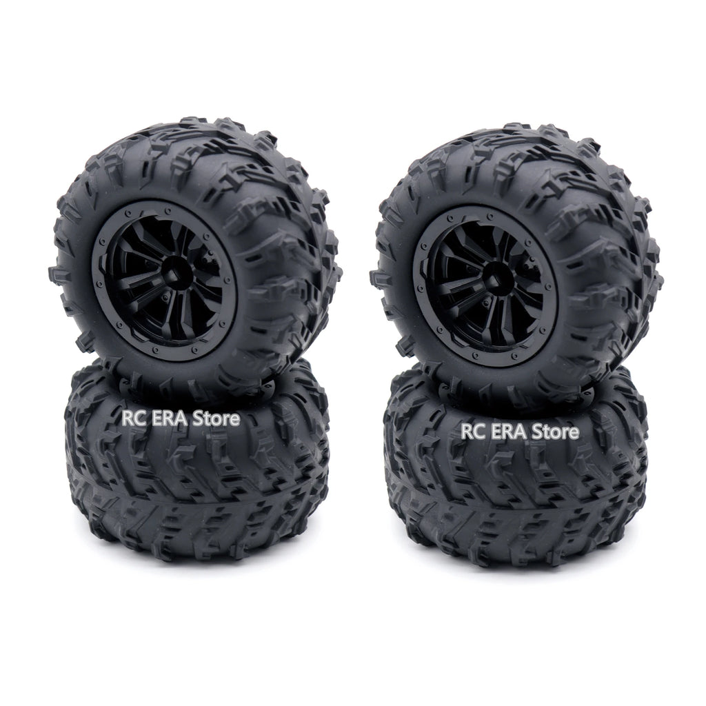 4PCS 12mm Hex Skidproof Rubber Tire 6034 for SCY 16101 PRO 16102 PRO Upgrade 1/16 RC Monster Truck Wheel Parts