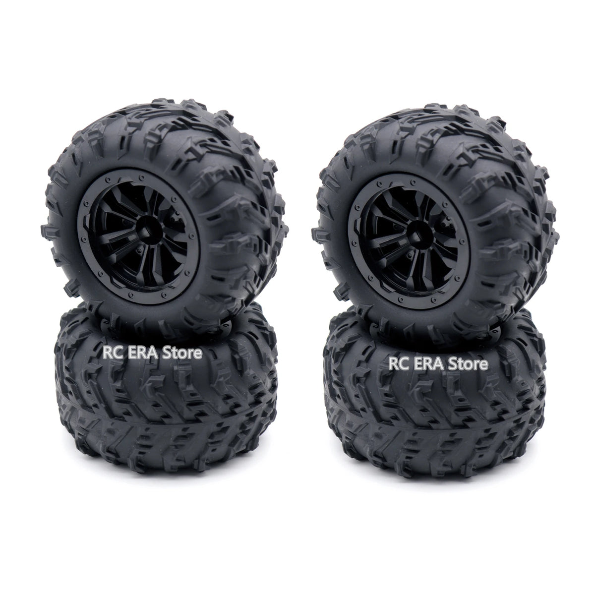 4PCS 12mm Hex Skidproof Rubber Tire 6034 for SCY 16101 PRO 16102 PRO Upgrade 1/16 RC Monster Truck Wheel Parts