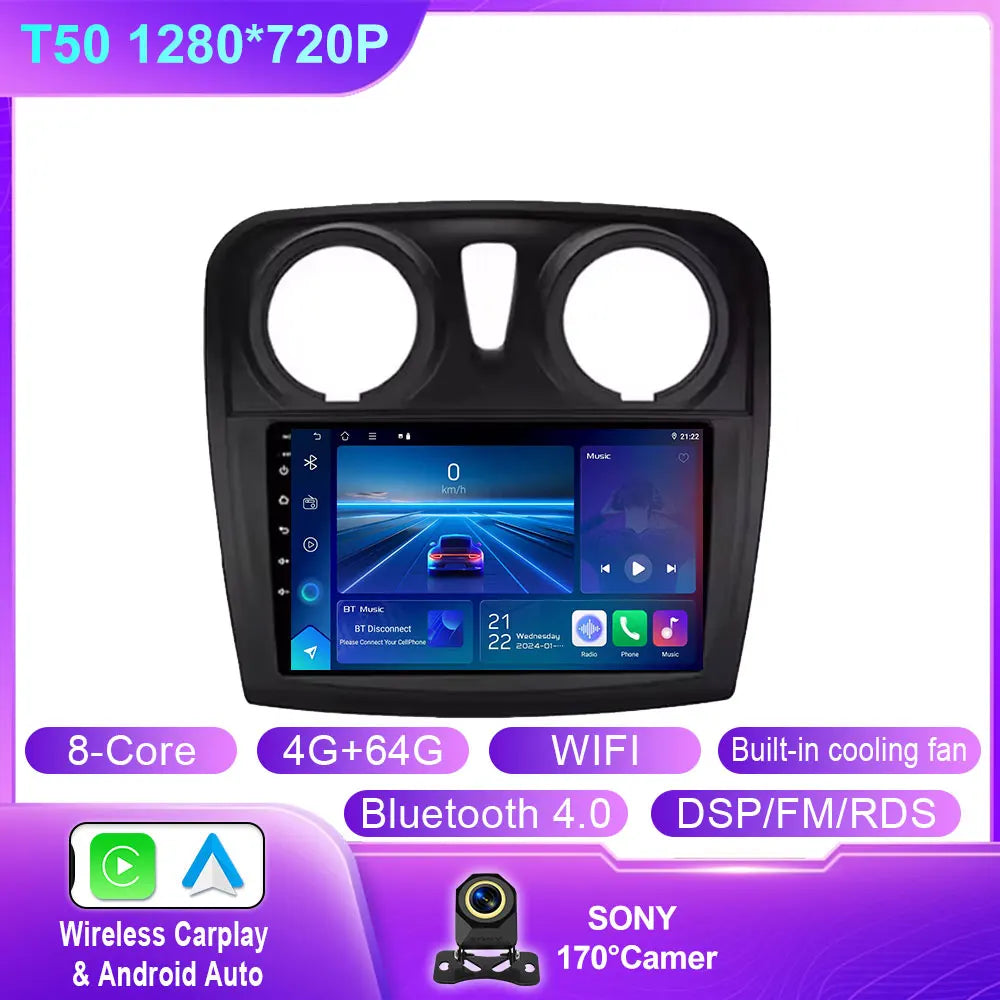 Android 9 Inch Car Stereo for Renault Logan Sandero 2012-2019 - image 9
