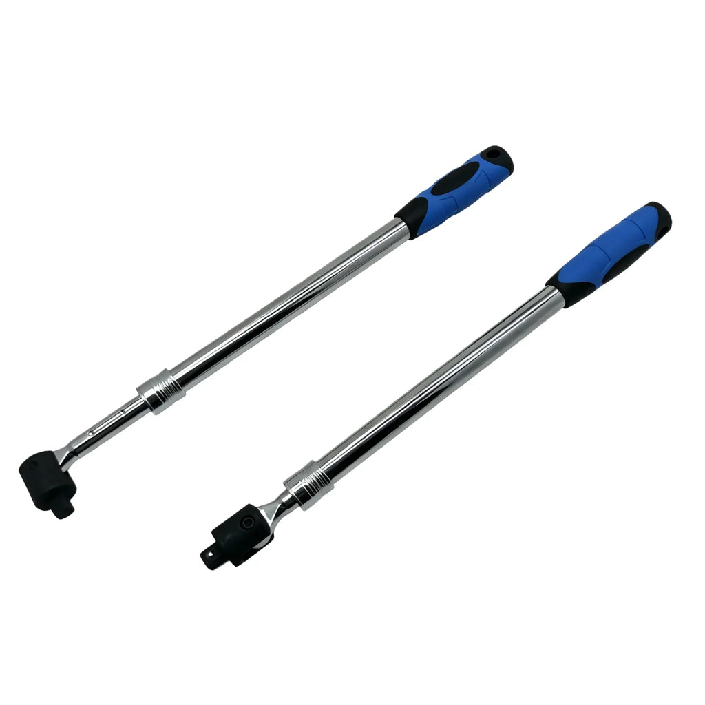 1/2-Inch Drive Heavy Duty Breaker Bar 450-600mm Telescopic Torque Wrench for Car Repair