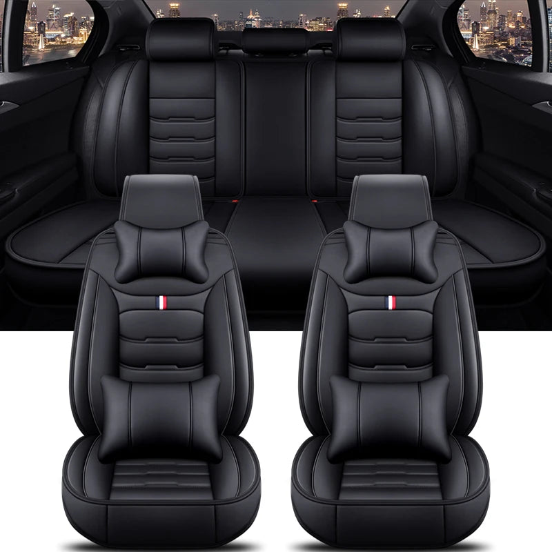 PU Leather Car Seat Covers for BMW 5 Series (F10, G30, E60 and More)