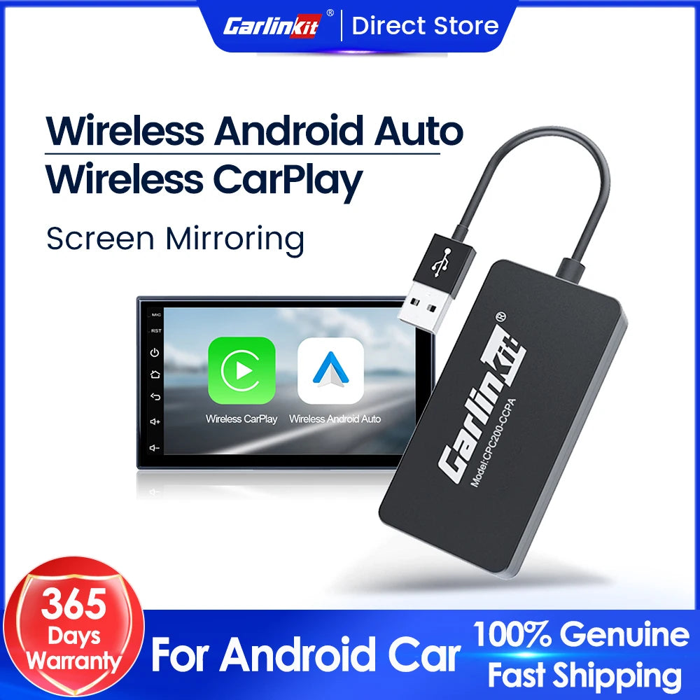 Carlinkit Wireless CarPlay Android Auto Adapter