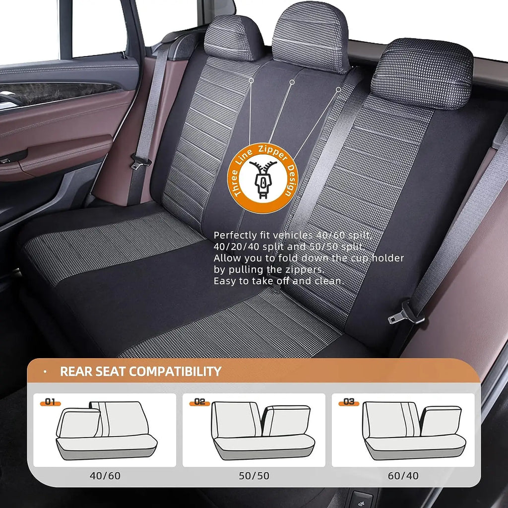 Universal Car Seat Covers – Full Set for Cars, SUVs & Trucks - image 3
