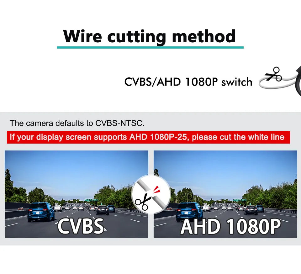 QMKJ 1080P Front View Logo Camera for Toyota, 180° Wide Angle - image 12