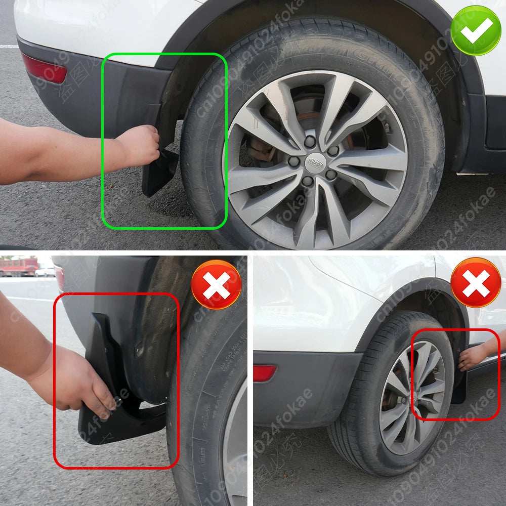 Ford F-150 Mud Flaps 2009-2020 - ABS Splash Guards (4-Piece) - image 6