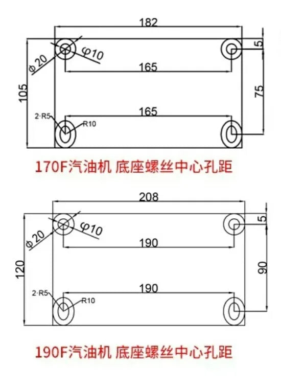 7.5HP 215cc 4-Stroke Gas Engine for Water Pump and Sprayer