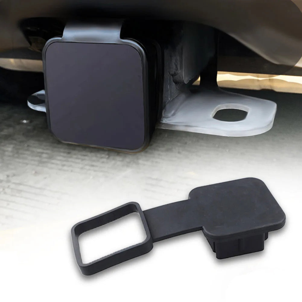 2PC-Trailer Hitch Receiver Cover Plug Waterproof Tube CapProtector Dustproof Trailer Hitch Cover 2Inch Receiver Auto Square Plug