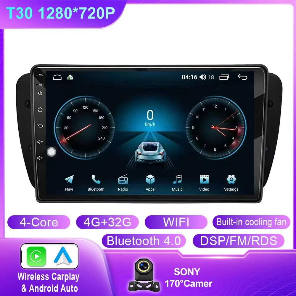 Seat Ibiza MK4 9" Car Radio with Android Auto & GPS - image 19