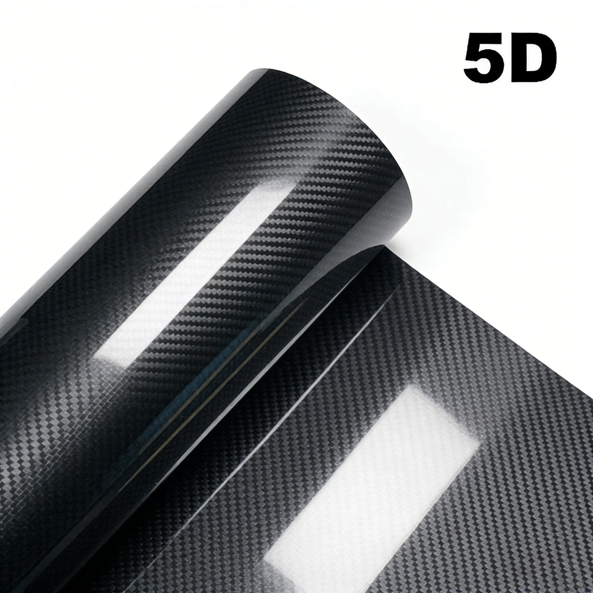 3D 4D 5D 6D Carbon Fiber Vinyl Wrap - Matte & Glossy Black Car Film
