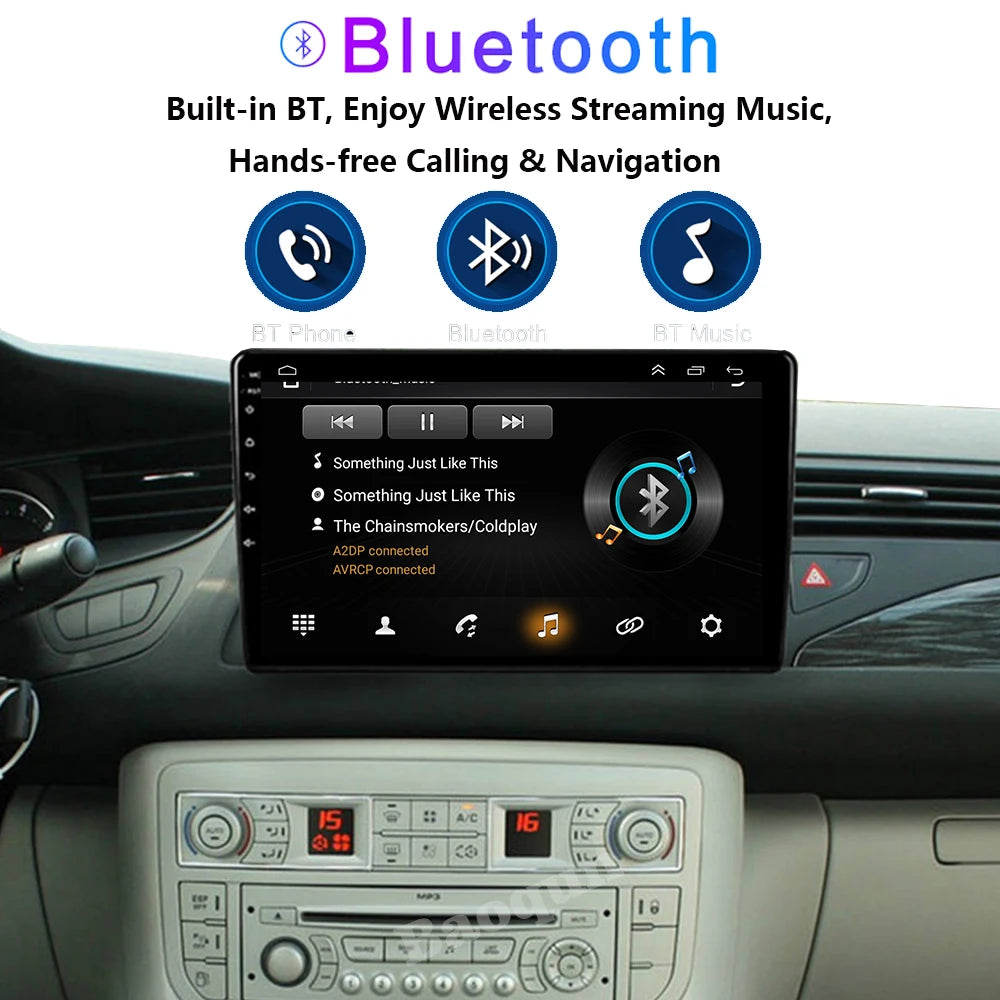 9" Android 16 Carplay Multimedia Stereo for Citroen C5 2008-2017 - image 6