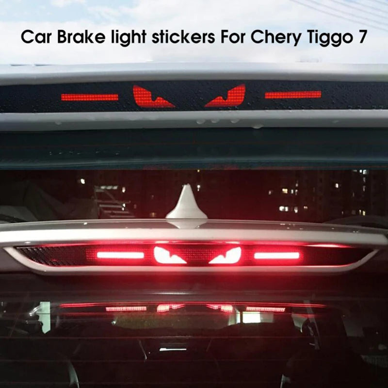 Carbon Fiber Taillight Protector Film for Chery Tiggo 7