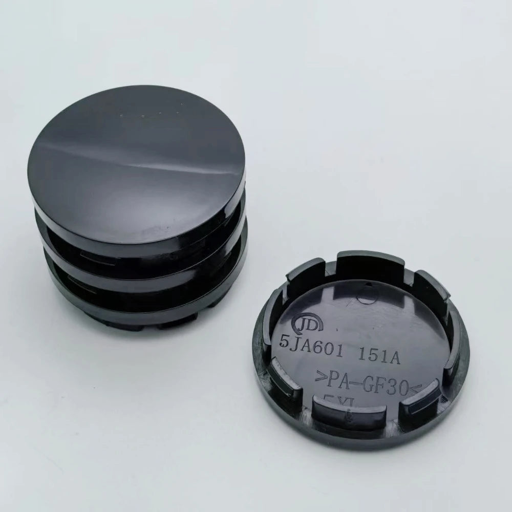 56mm Blank ABS Wheel Center Caps, Universal 4-Pack - image 5