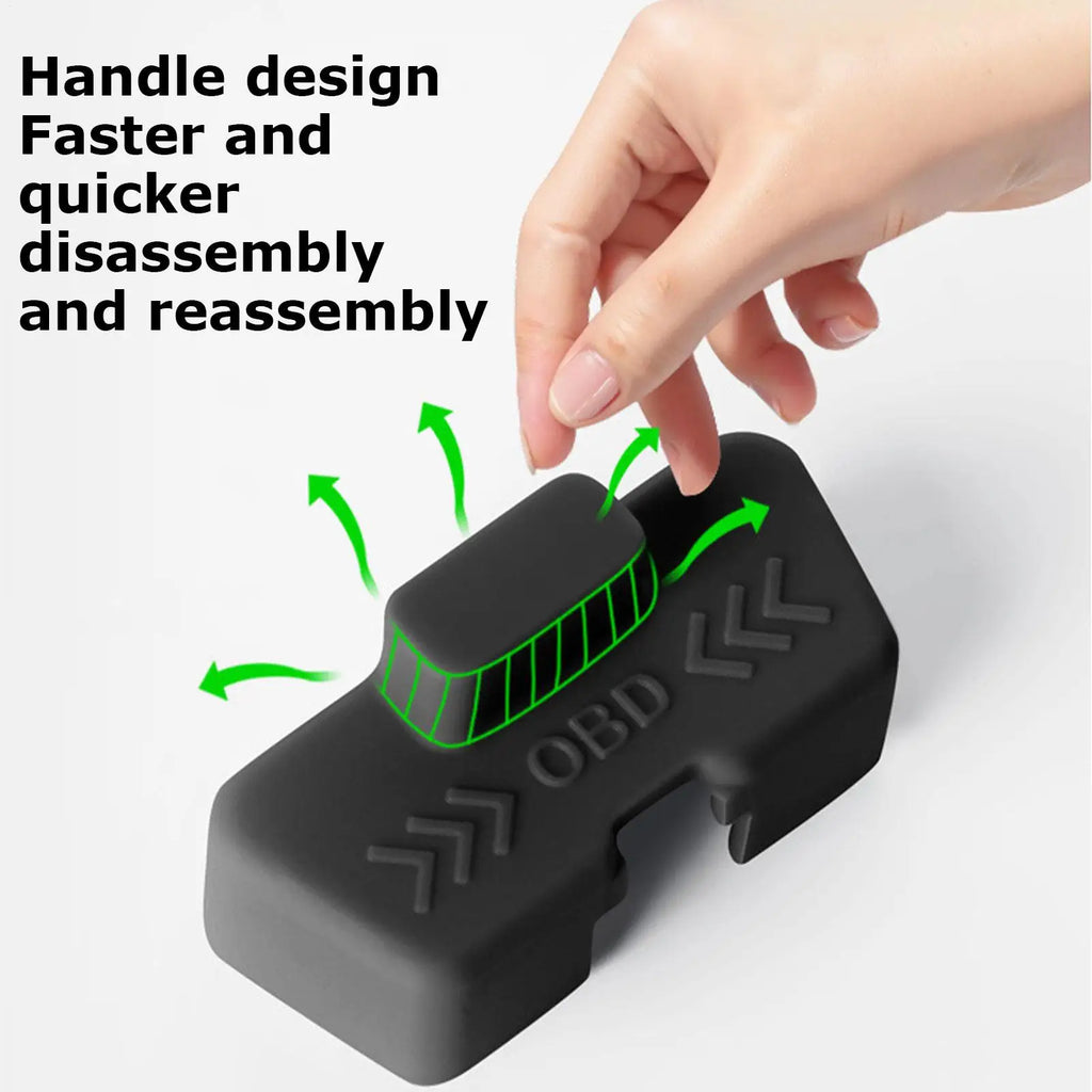 Silicone OBD Port Cover, Dust Cap for OBD2 Socket
