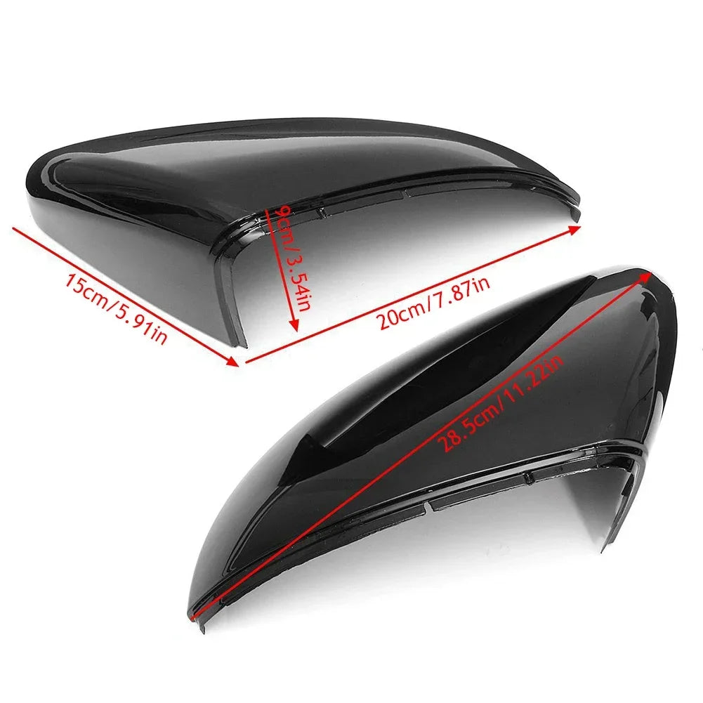 Glossy Black Side Mirror Caps for VW Golf 7 MK7 GTI - image 7
