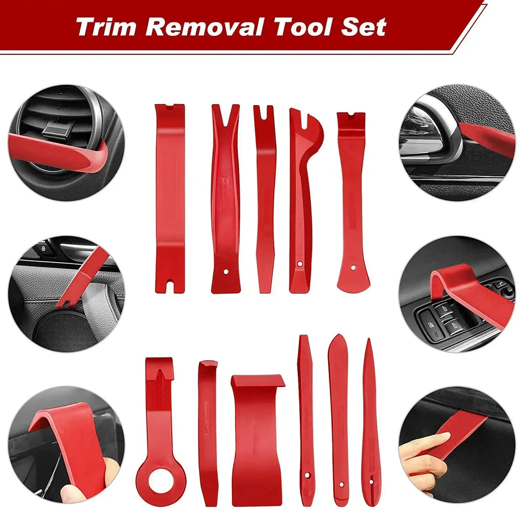 Auto Trim Removal Tool Set - Interior Panel & Clips Pry Kit - image 9