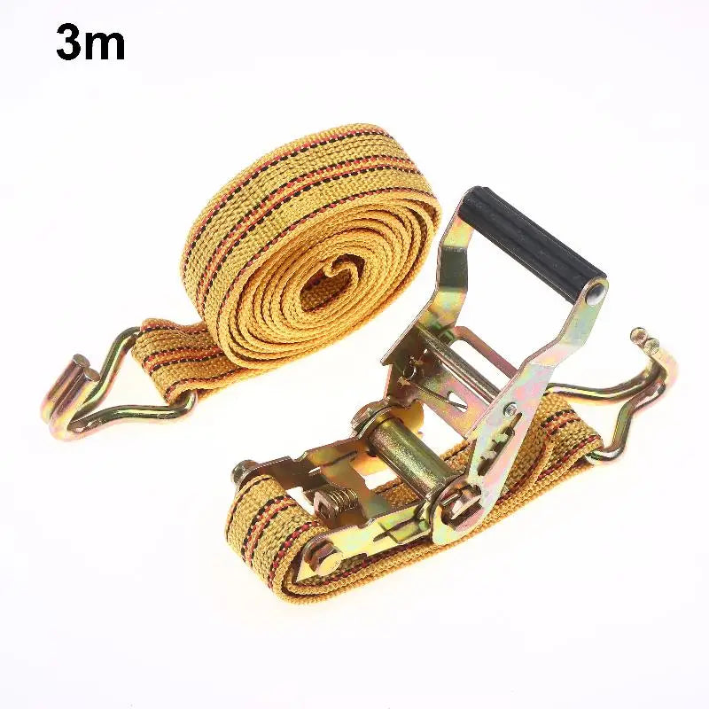 Double Hook Heavy-Duty Ratchet Tie Down Straps 2/3/4/6m Long for Truck Cargo Safety
