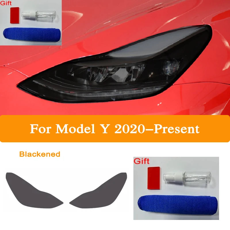 Tesla Headlight Tint Film - Smoke & Clear TPU Protection - image 10