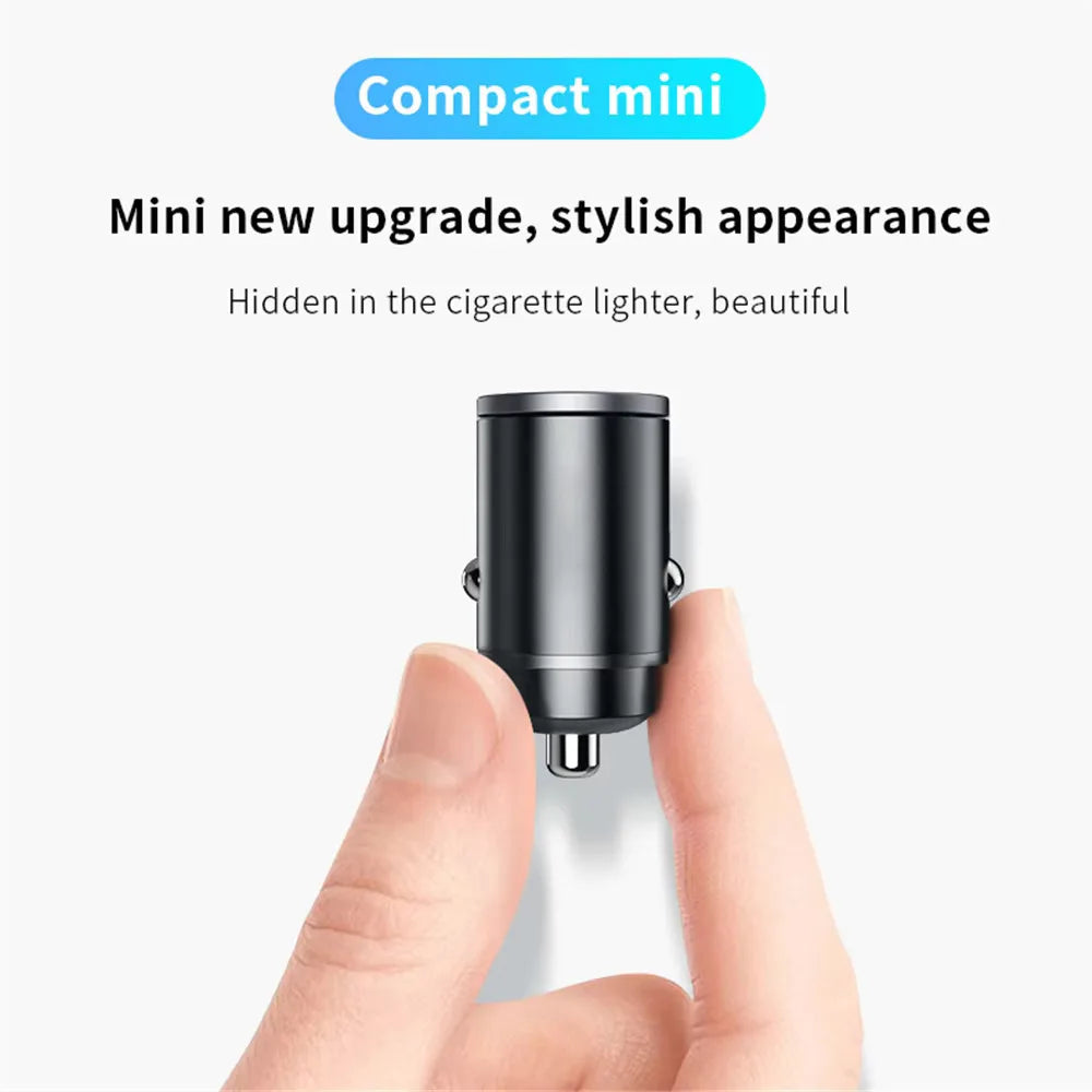 Dual USB Car Charger 30W Type-C & USB Fast Charging Adapter - image 5