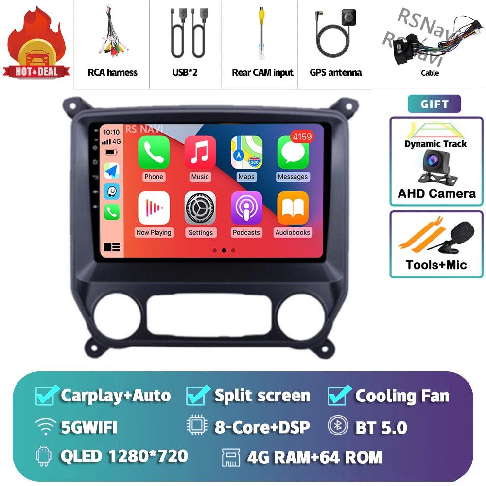 Wireless CarPlay & Android Auto Receiver for Chevy Silverado 2013-2019 - image 27