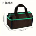 Wide-Mouth Tool Bag Organizer with Soft Handle