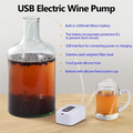 A02V-Rechargeable USB Electric Auto Siphon Pump Electric Auto Siphon Pump For Home Brew, Wine, Beer, Beverages