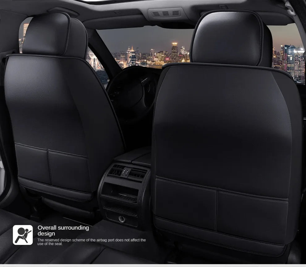 PU Leather Car Seat Covers for BMW 5 Series (F10, G30, E60 and More)